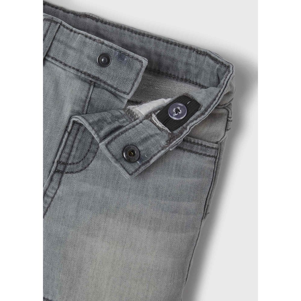 Mayoral Yazlık Erkek Bebek Denim Şort Gri