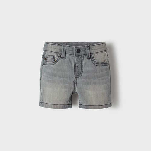 Mayoral Yazlık Erkek Bebek Denim Şort Gri