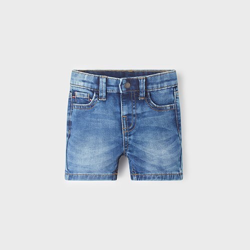 Mayoral Yazlık Erkek Bebek Denim Şort Mavi