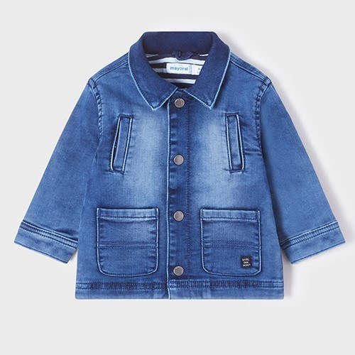 Mayoral Yazlık Erkek Bebek Denim Ceket Mavi