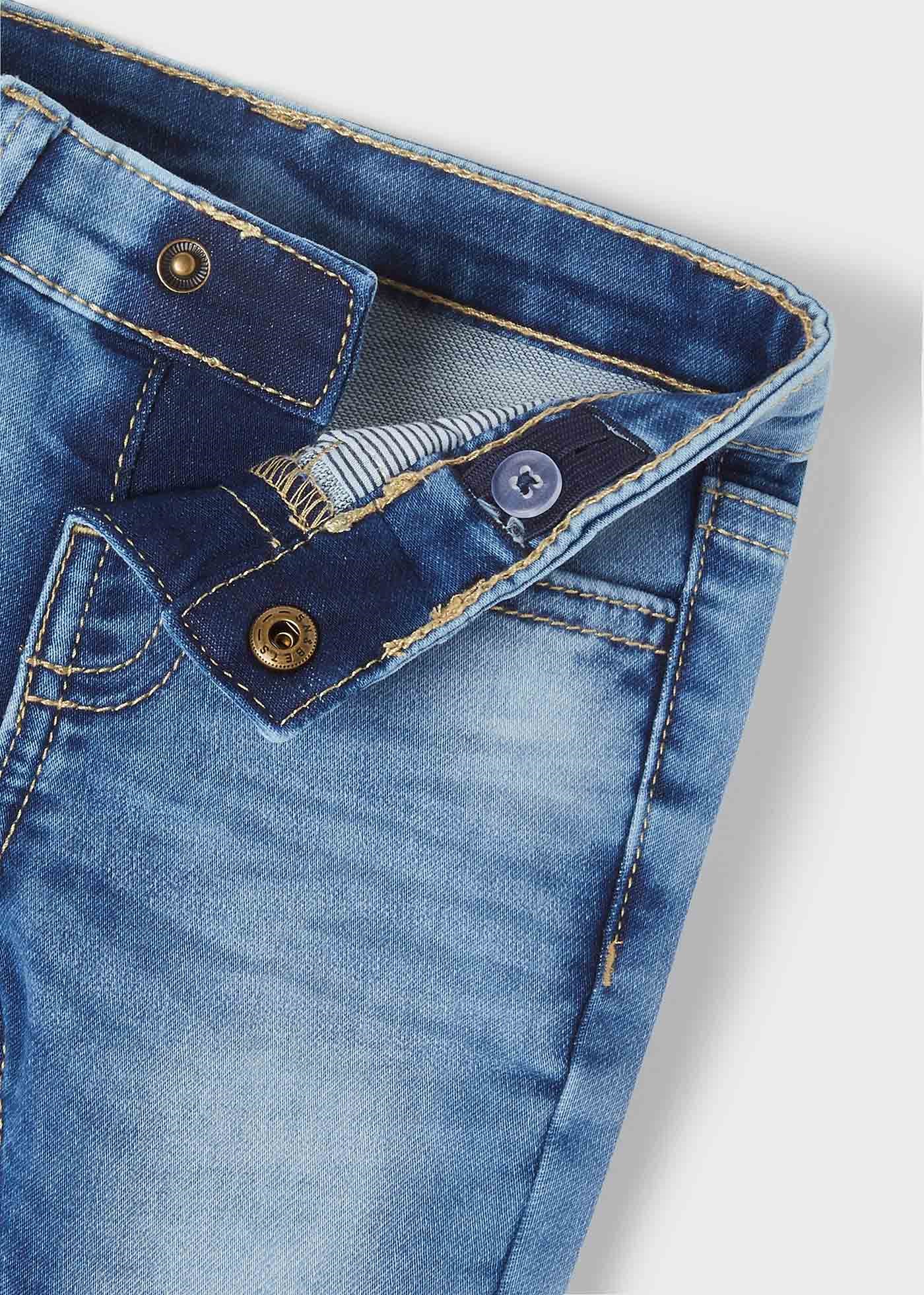 Mayoral Yazlık Erkek Bebek Soft Denim Pantolon Mavi