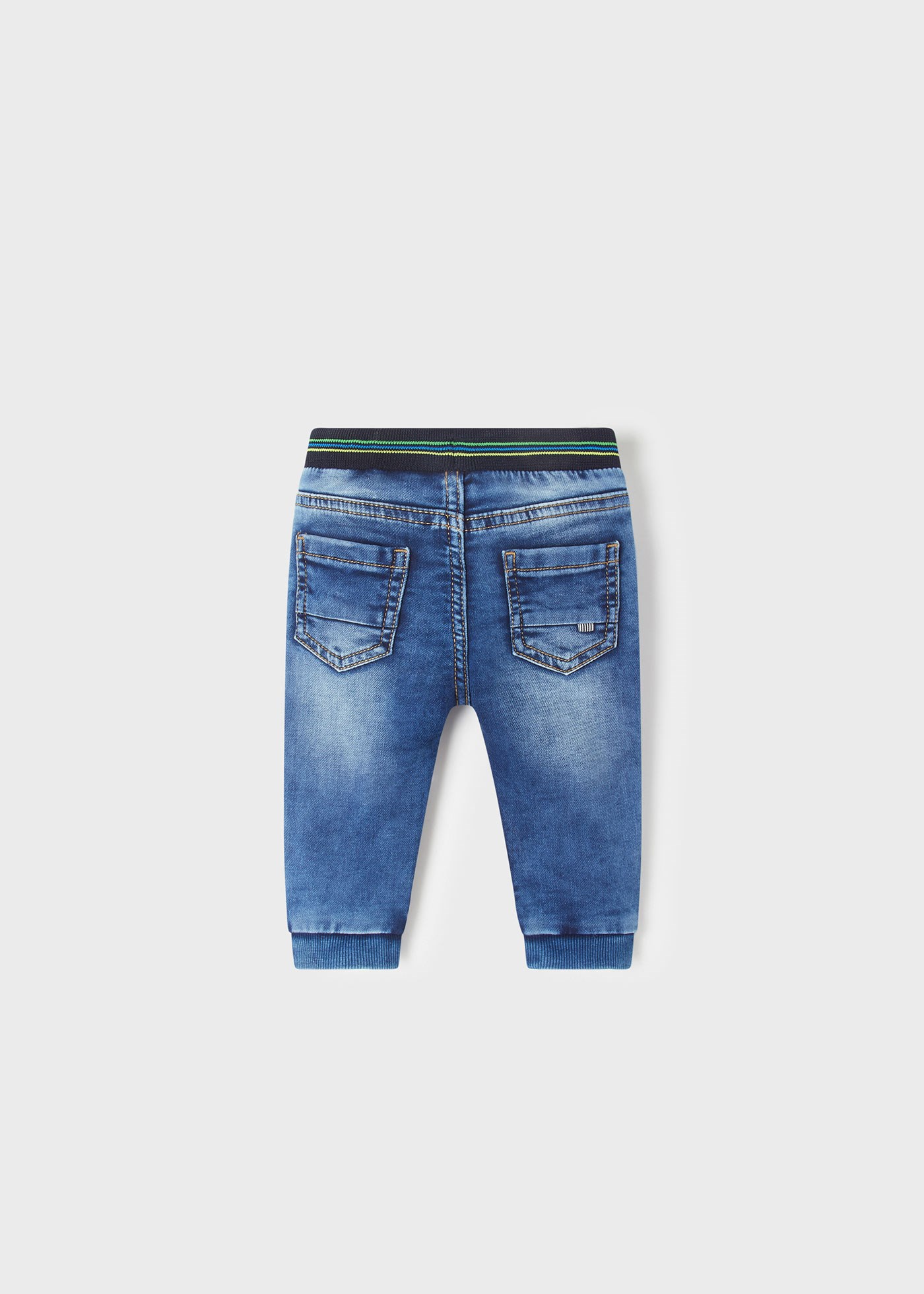 Mayoral Yazlık Erkek Bebek Jogger Denim Pantolon Mavi