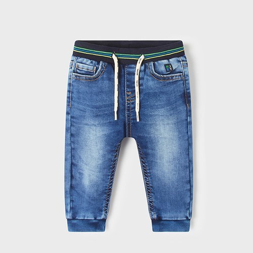 Mayoral Yazlık Erkek Bebek Jogger Denim Pantolon Mavi