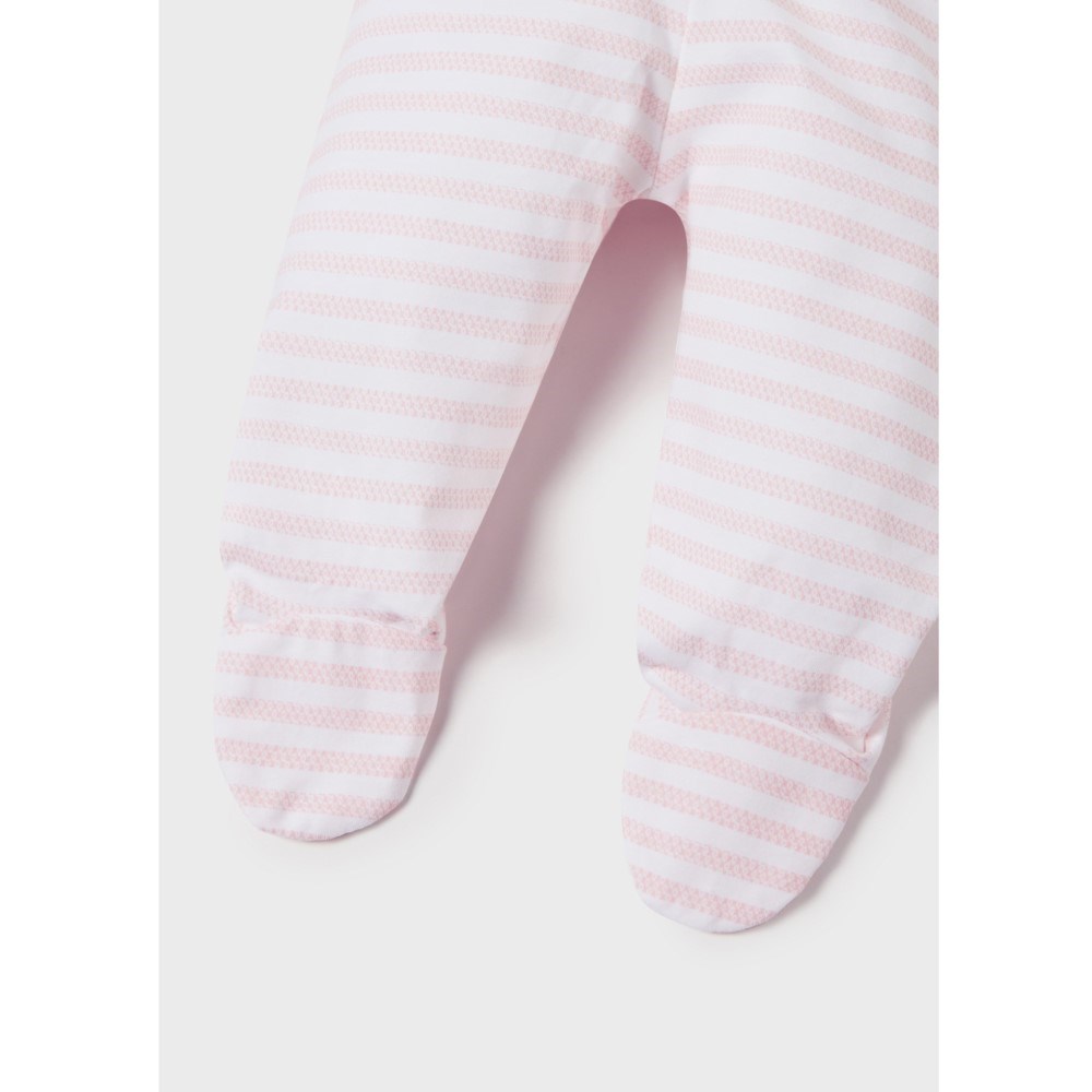 Mayoral Yazlık Kız Bebek Bluz Patikli Pantolon Set Pembe