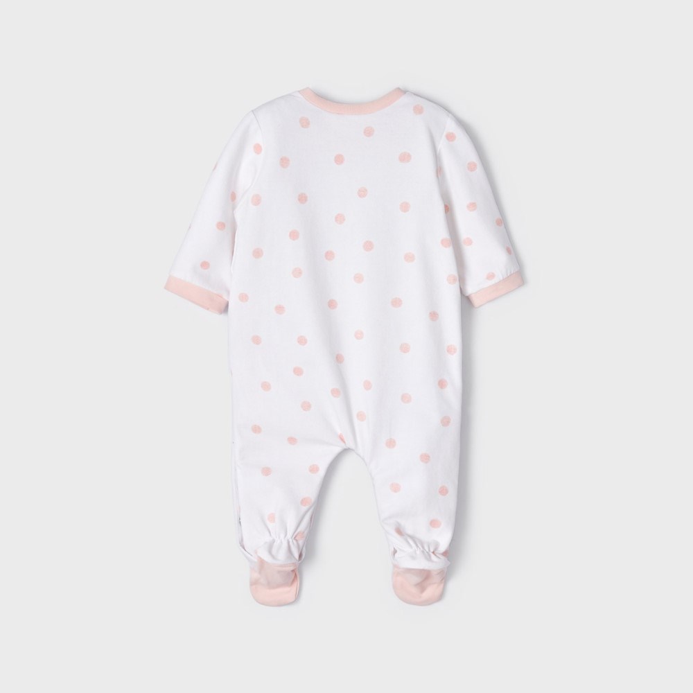 Mayoral Yazlık Kız Bebek Uzun Tulum 2'li Set Pembe