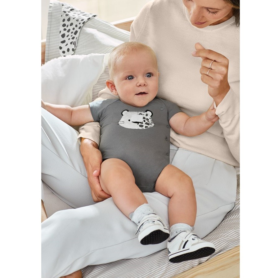 Mayoral Yazlık Erkek Bebek Kısa Tulum Bandana 3'lü Set Gri