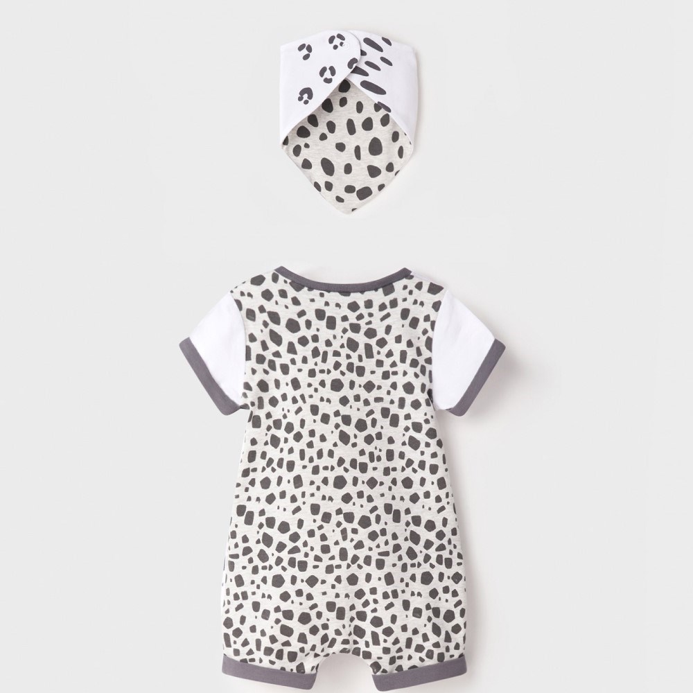 Mayoral Yazlık Erkek Bebek Kısa Tulum Bandana 3'lü Set Gri