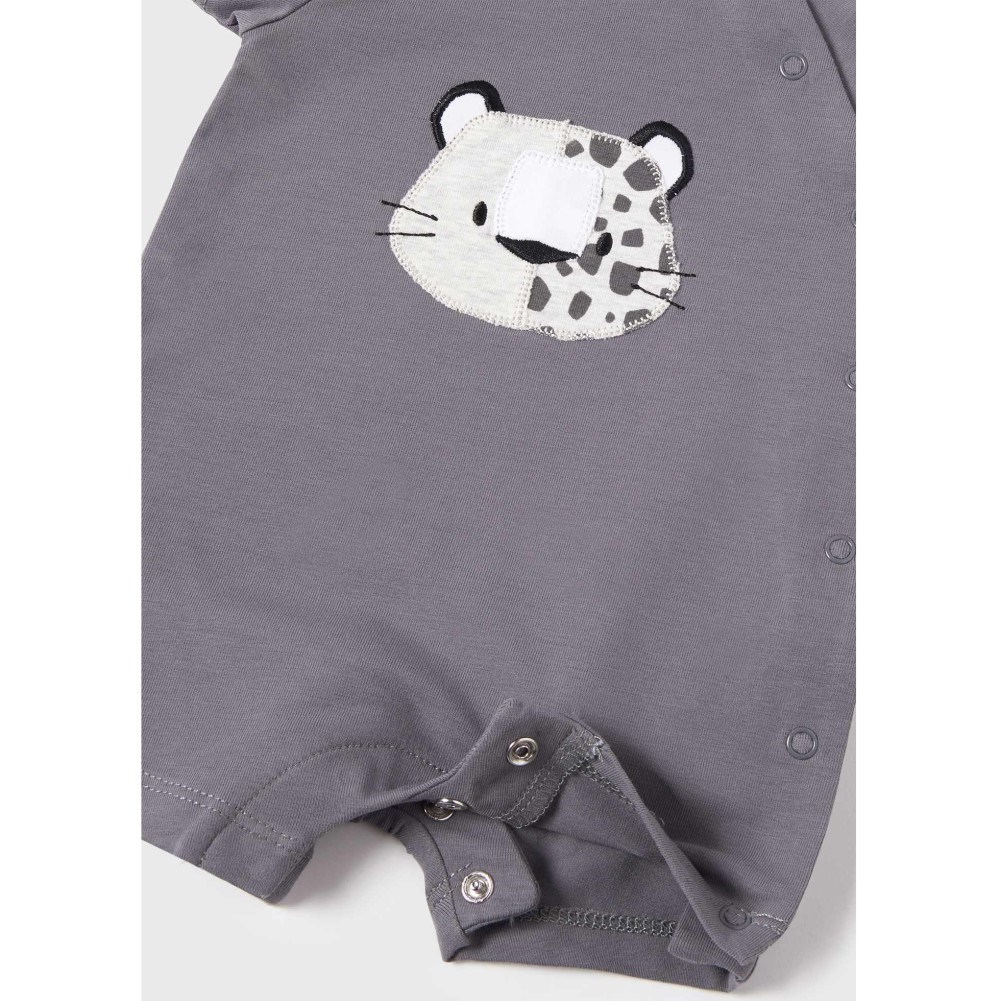 Mayoral Yazlık Erkek Bebek Kısa Tulum Bandana 3'lü Set Gri