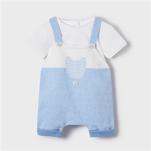 Mayoral Yazlık Erkek Bebek Bluz Örme Tulum Set