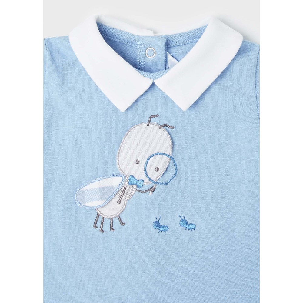 Mayoral Yazlık Erkek Bebek T-shirt Şort 4'lü Set Mavi