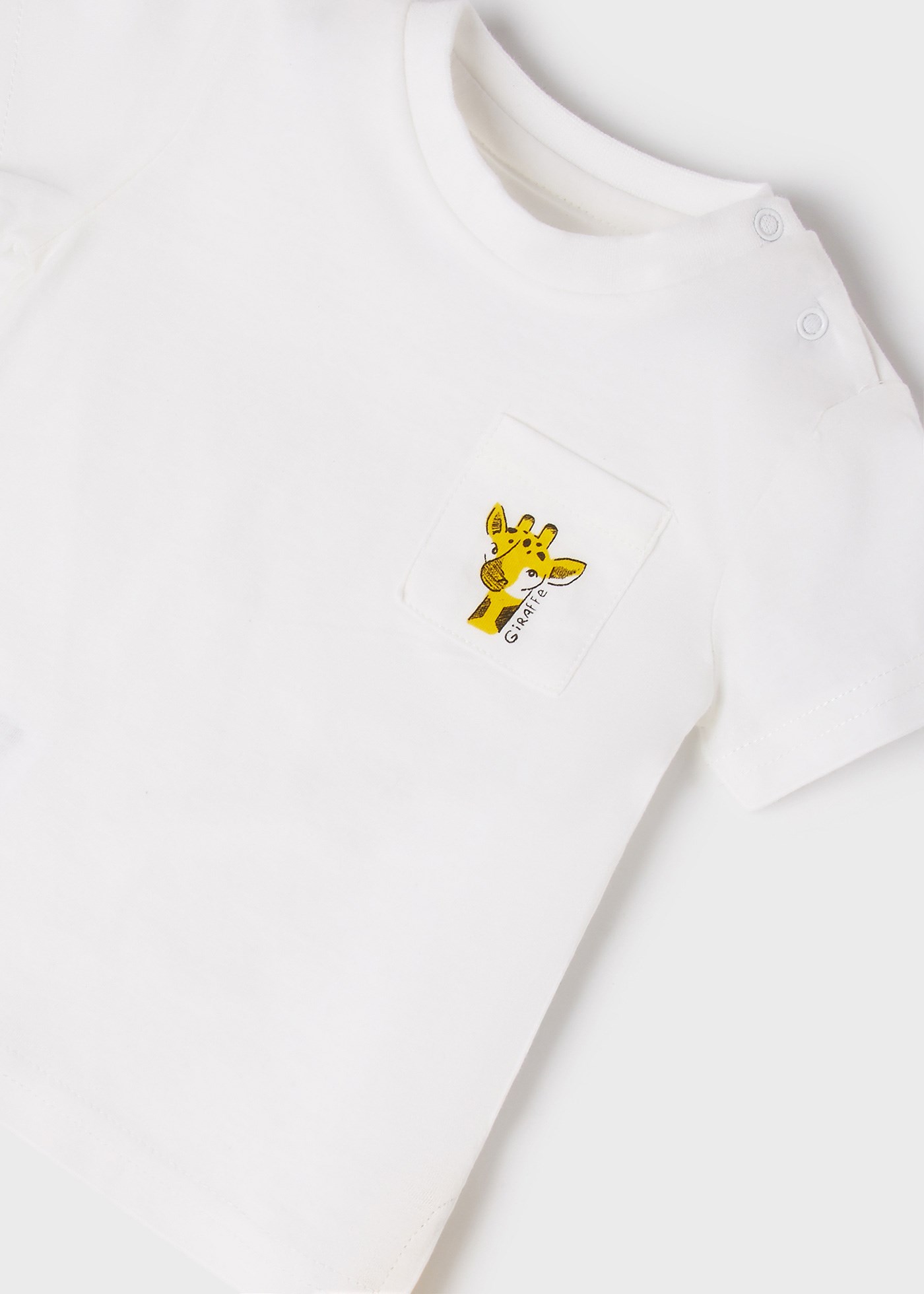 Mayoral Yazlık Erkek Bebek T-shirt Kısa Salopet Set Sarı