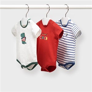 Mayoral Yazlık Erkek Bebek Kısa Kol Body 3'lü Set