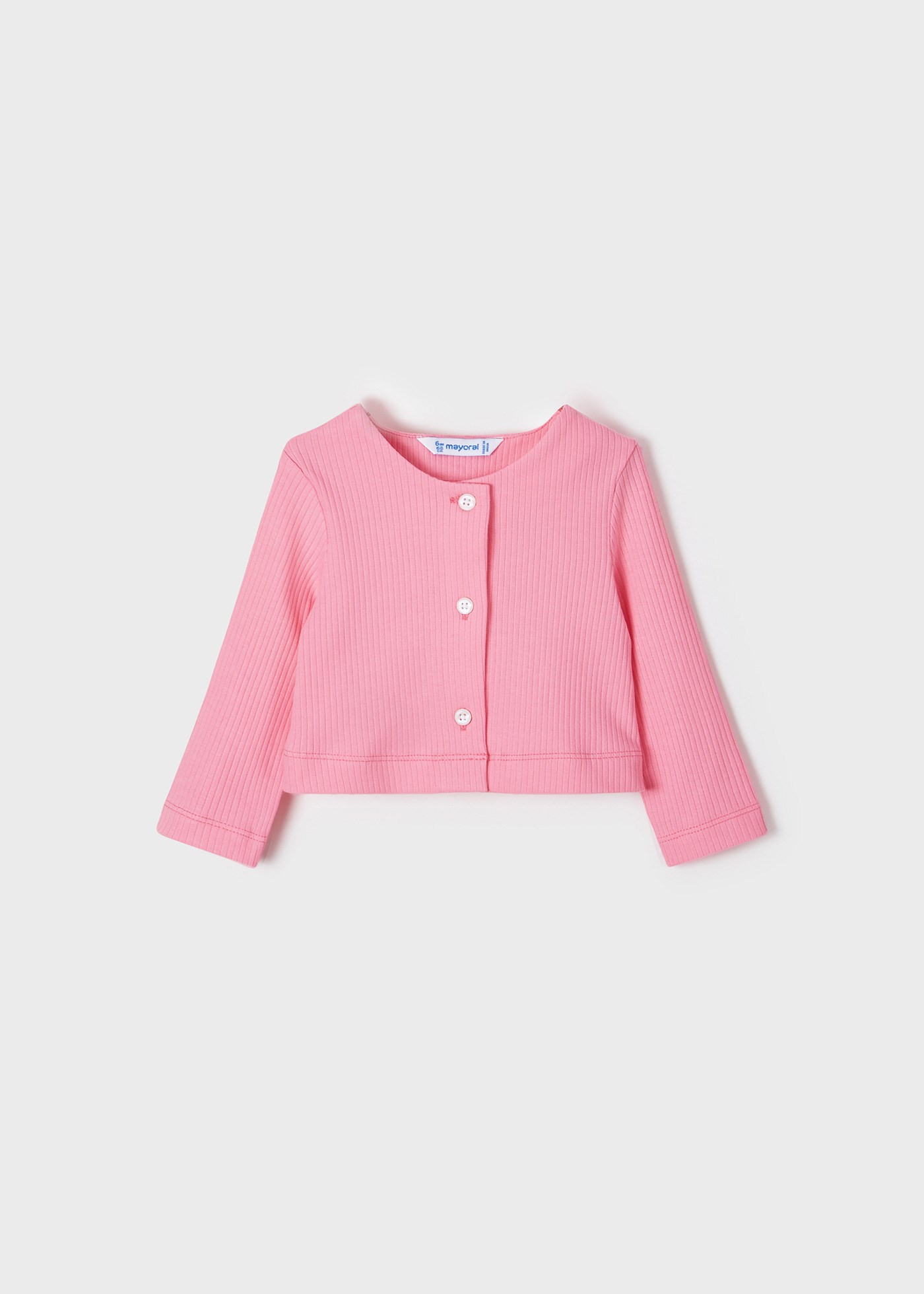 Mayoral Yazlık Kız Bebek Bluz Tayt Ceket Set Pembe