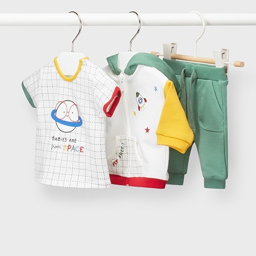 Mayoral Yazlık Erkek Bebek Eşofman 3'lü Set Yeşil