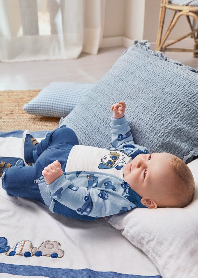 Mayoral Yazlık Erkek Bebek Eşofman 3'lü Set Mavi
