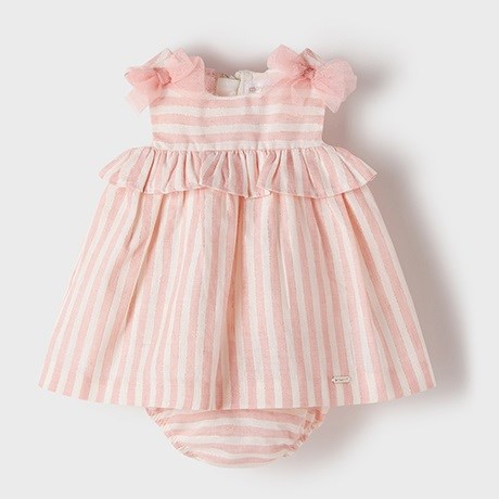 Mayoral Yazlık Kız Bebek Elbise Pembe