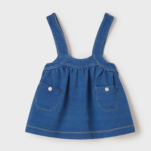 Mayoral Yazlık Kız Bebek Denim Jile Mavi