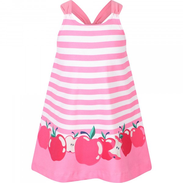 Mayoral Yazlık Kız Bebek Desenli Elbise Pembe