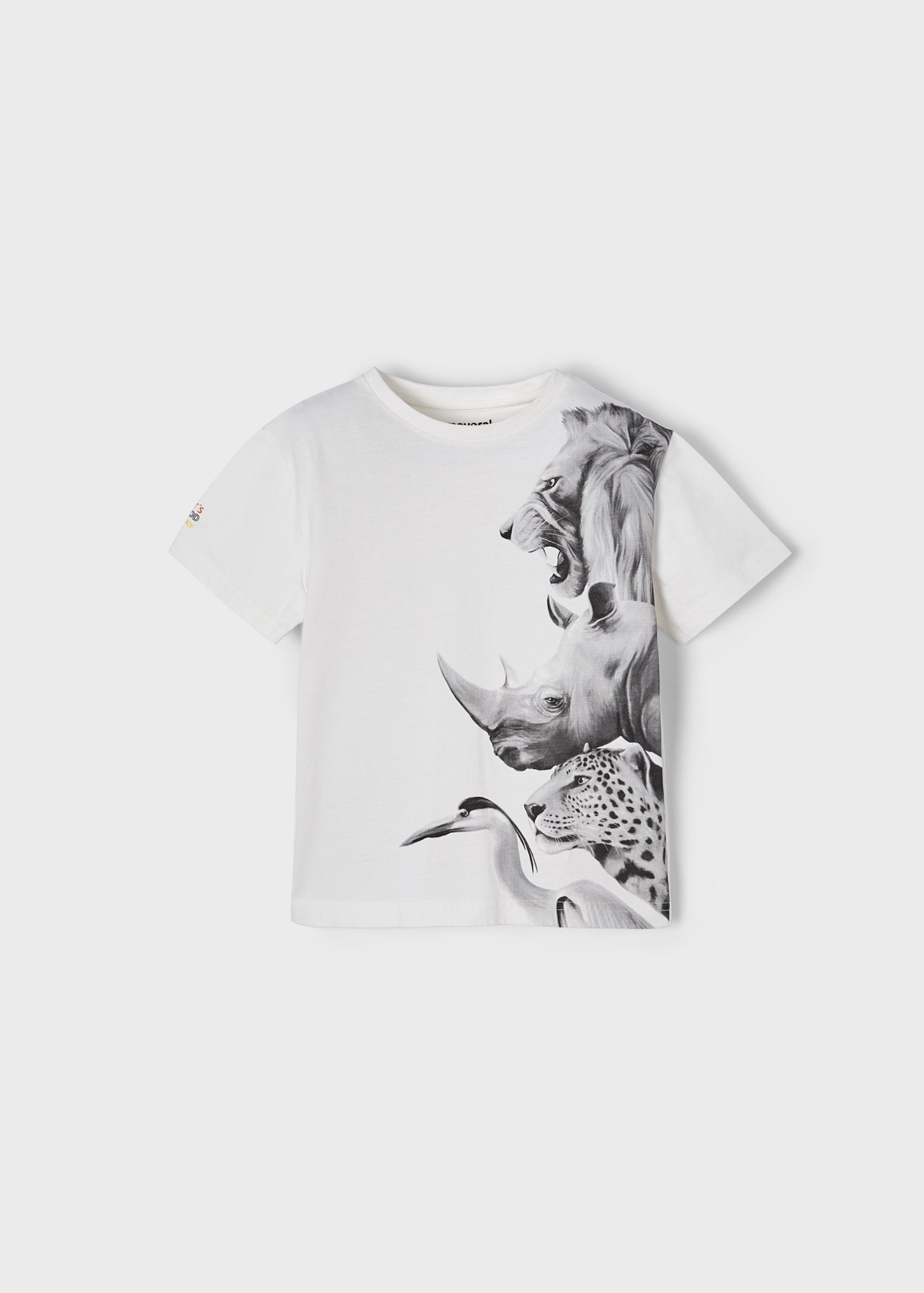 Mayoral Yazlık Erkek Kısa Kol T-shirt Beyaz