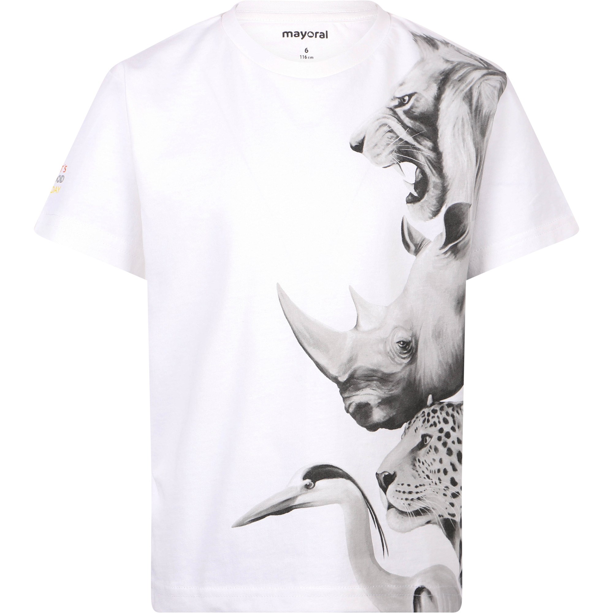 Mayoral Yazlık Erkek Kısa Kol T-shirt Beyaz