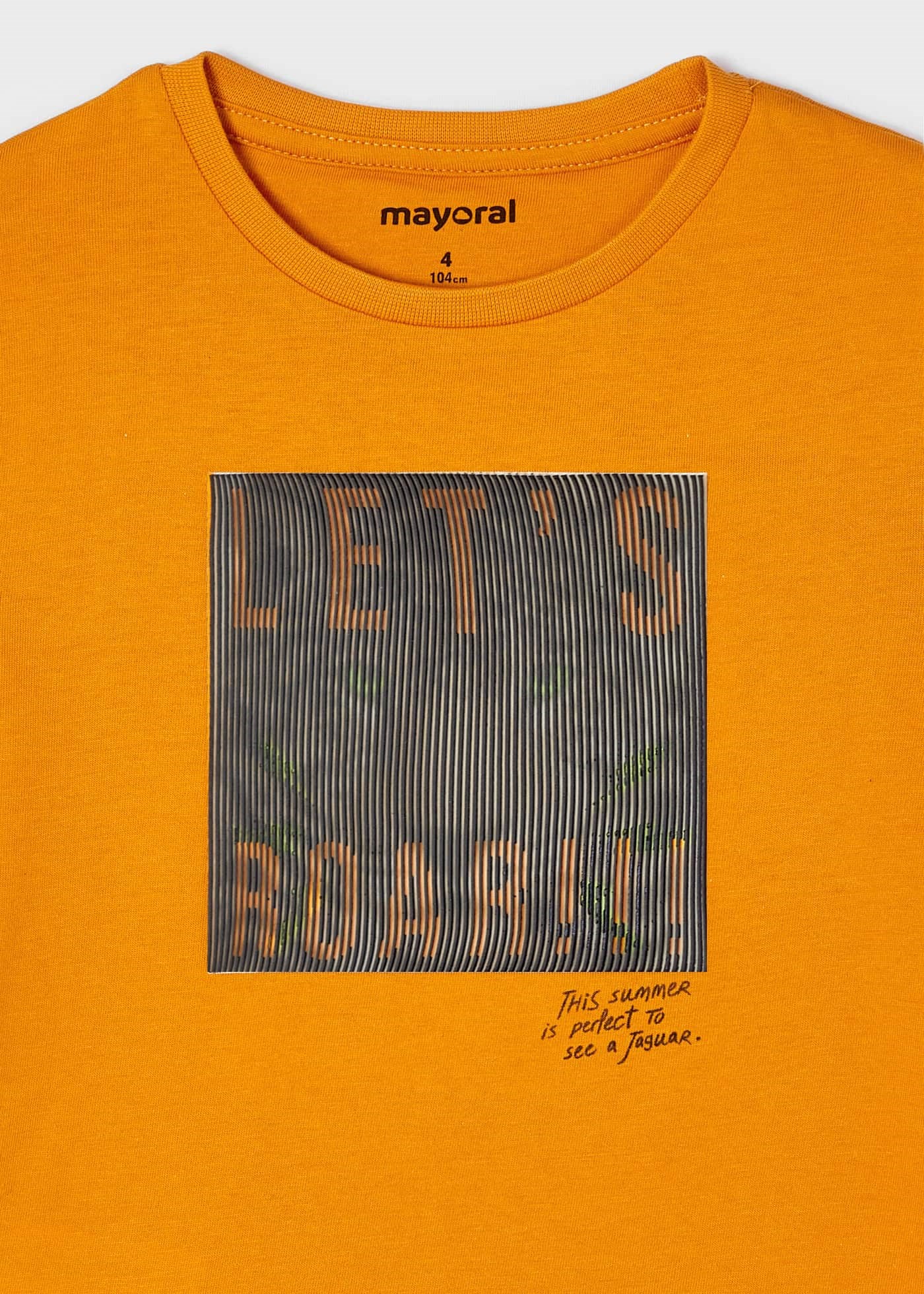 Mayoral Yazlık Erkek Kısa Kol T-shirt Turuncu