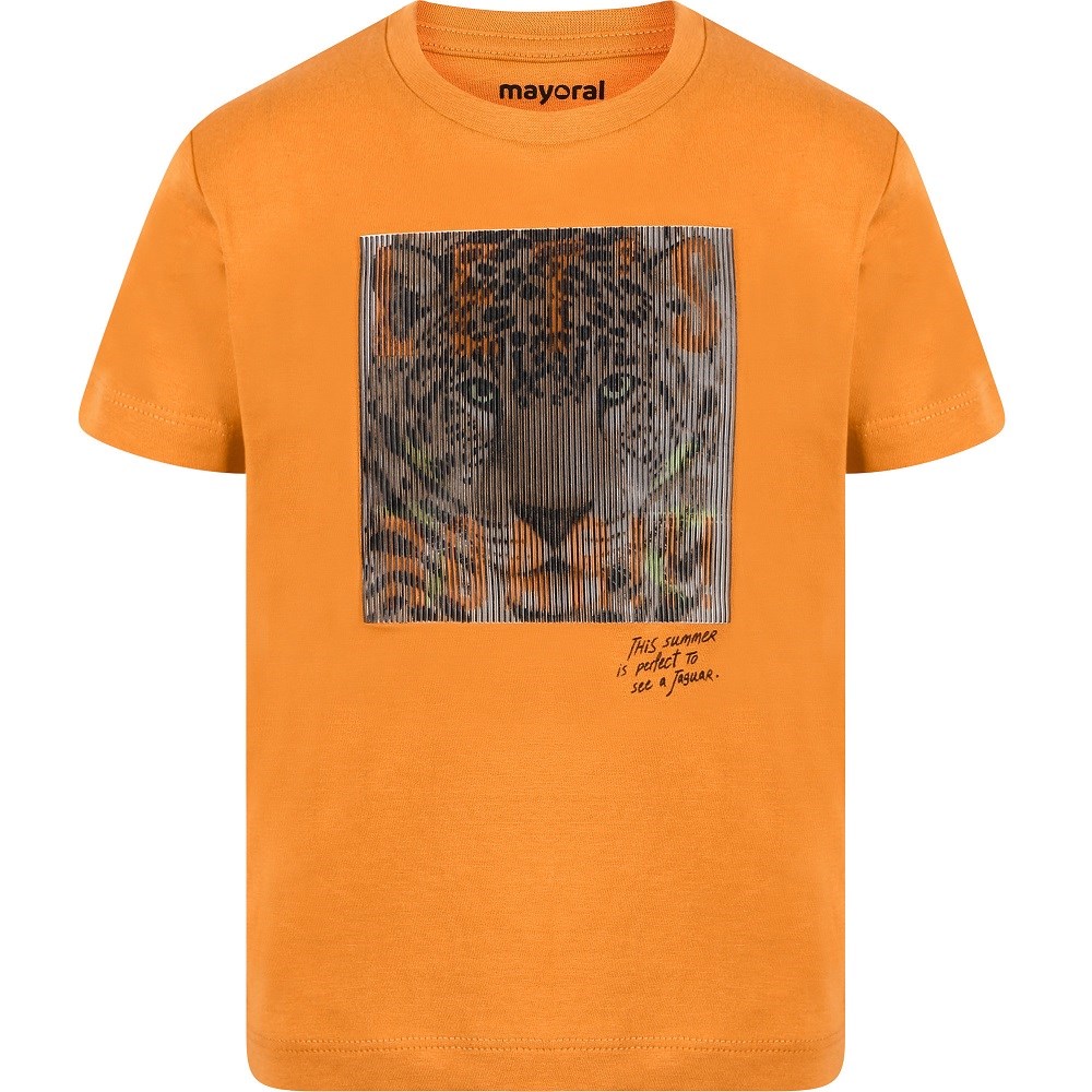 Mayoral Yazlık Erkek Kısa Kol T-shirt Turuncu