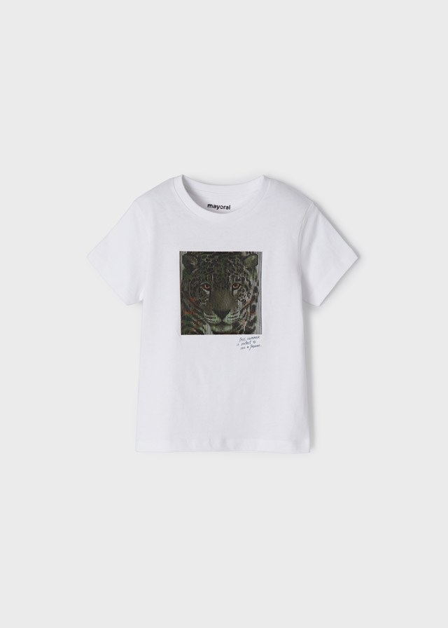 Mayoral Yazlık Erkek Kısa Kol T-shirt Beyaz