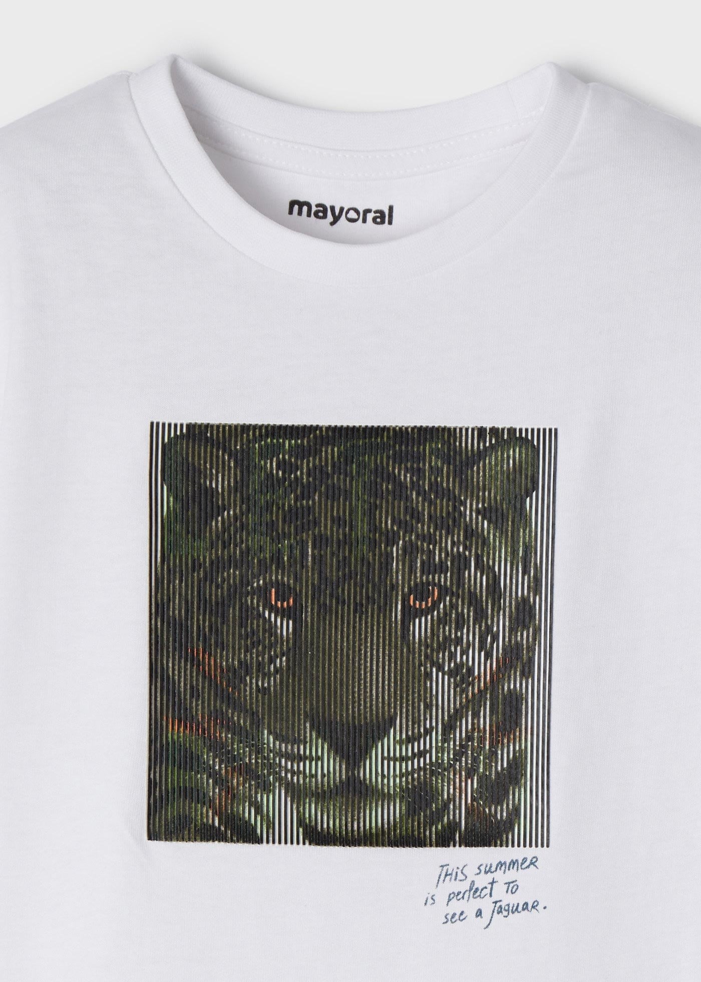 Mayoral Yazlık Erkek Kısa Kol T-shirt Beyaz
