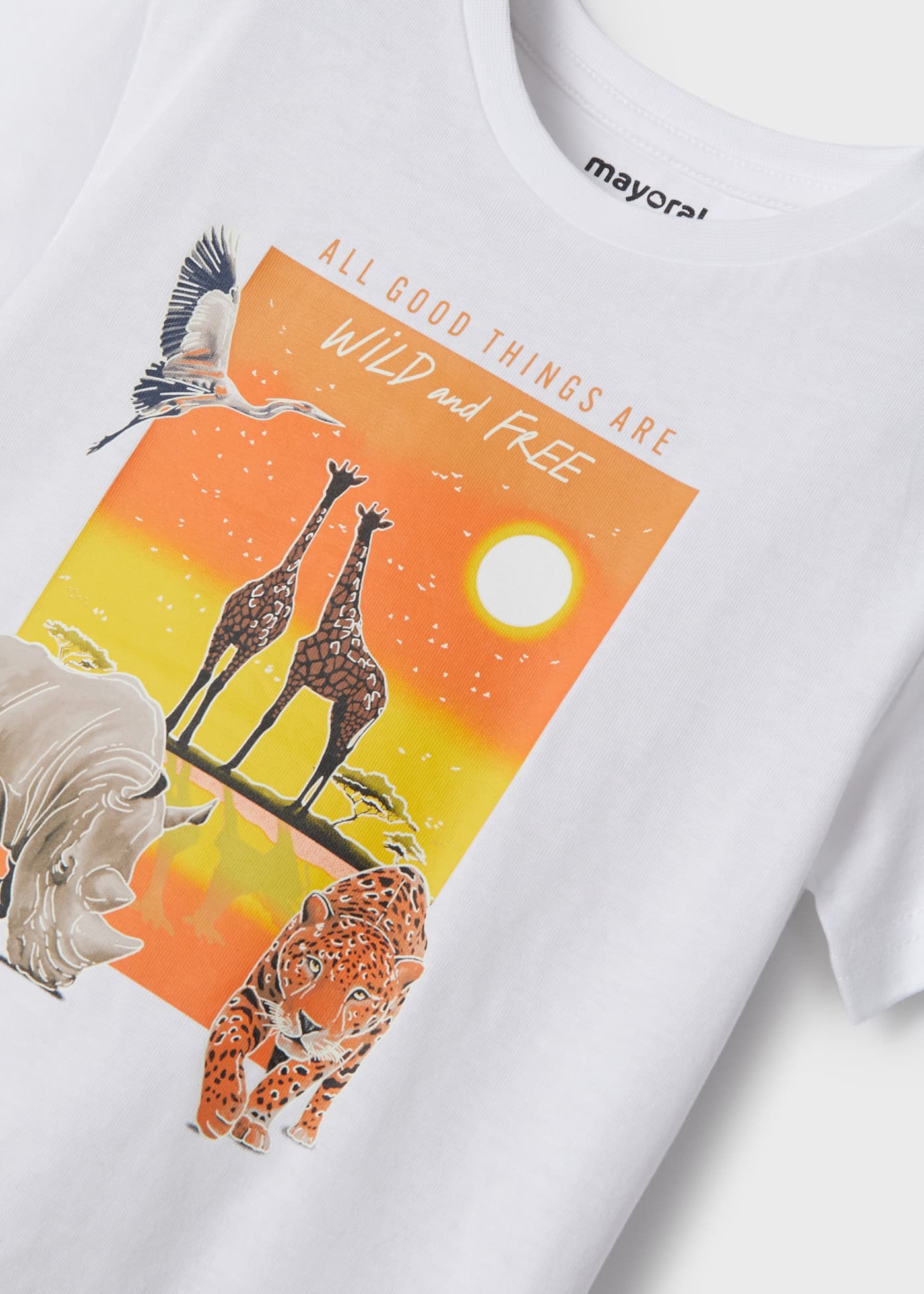 Mayoral Yazlık Erkek Kısa Kol T-shirt Beyaz