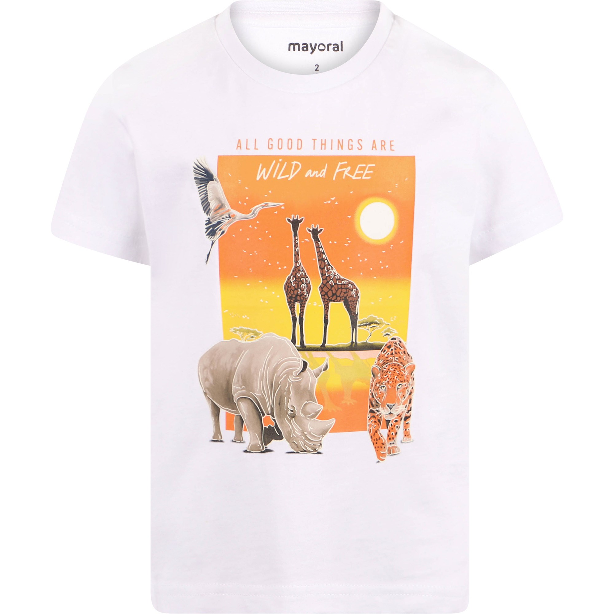 Mayoral Yazlık Erkek Kısa Kol T-shirt Beyaz