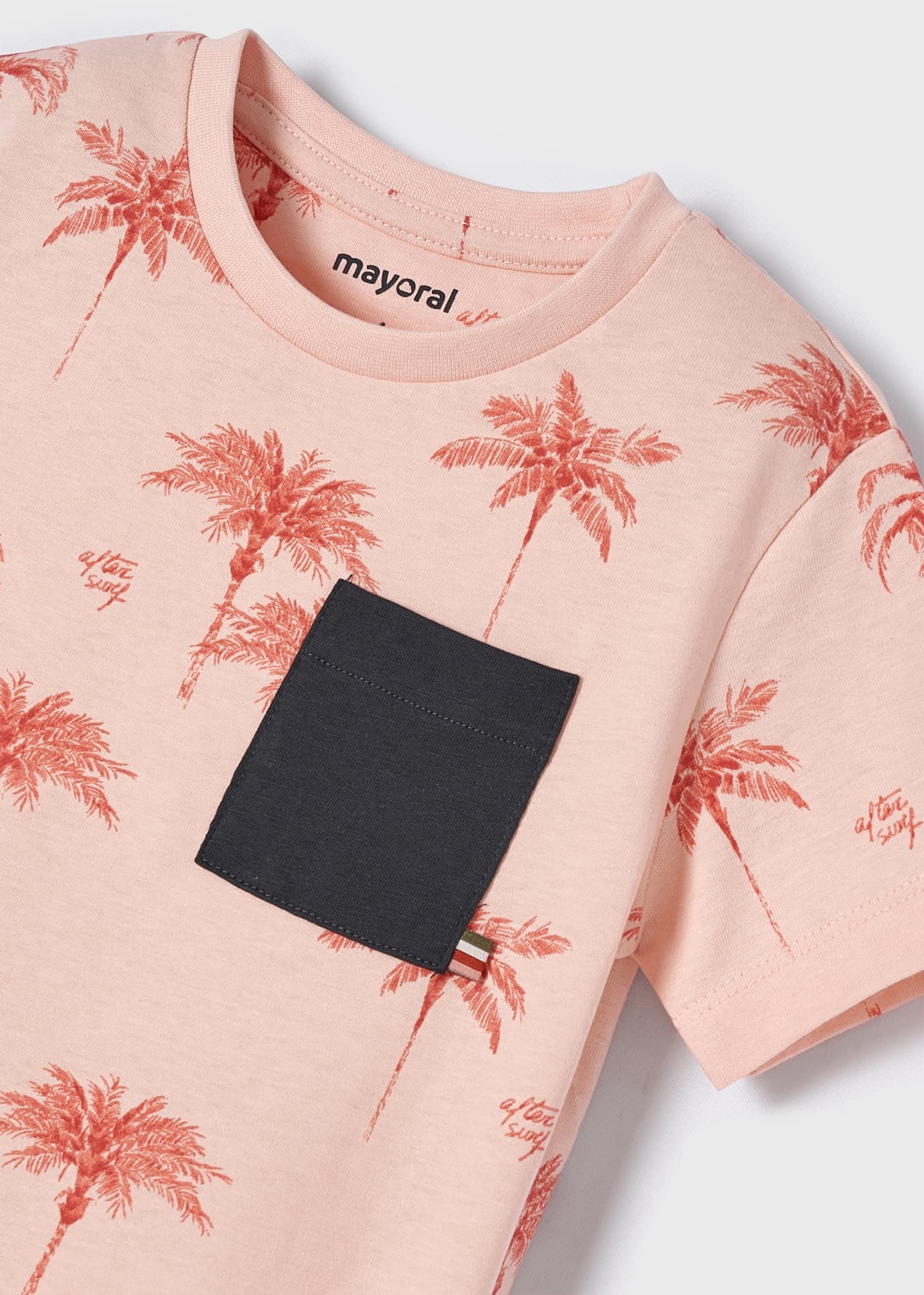 Mayoral Yazlık Erkek Kısa Kol T-shirt 2'li Set Pembe