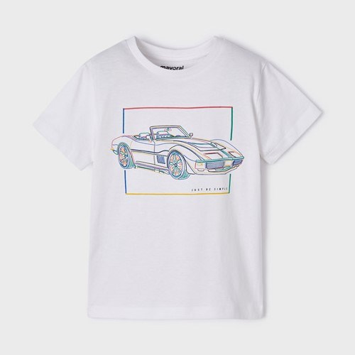 Mayoral Yazlık Erkek Kısa Kol T-shirt Beyaz
