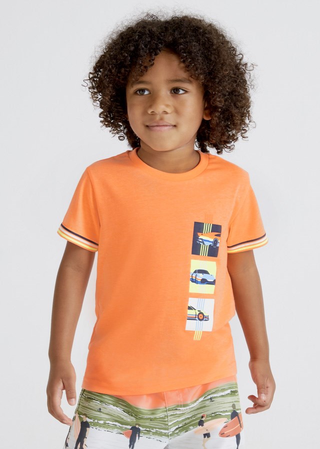 Mayoral Yazlık Erkek Kısa Kol T-shirt Turuncu