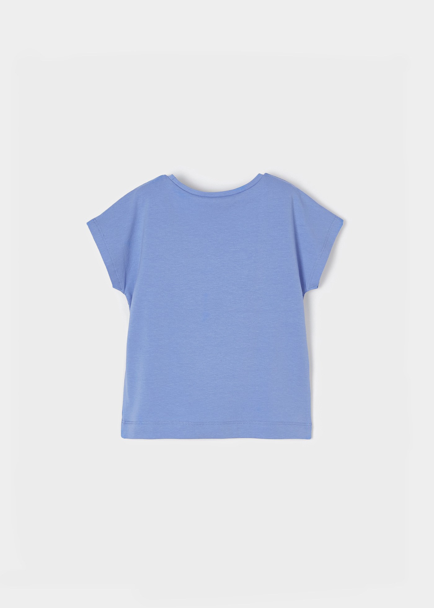 Mayoral Yazlık Kız Kısa Kol T-shirt Mavi