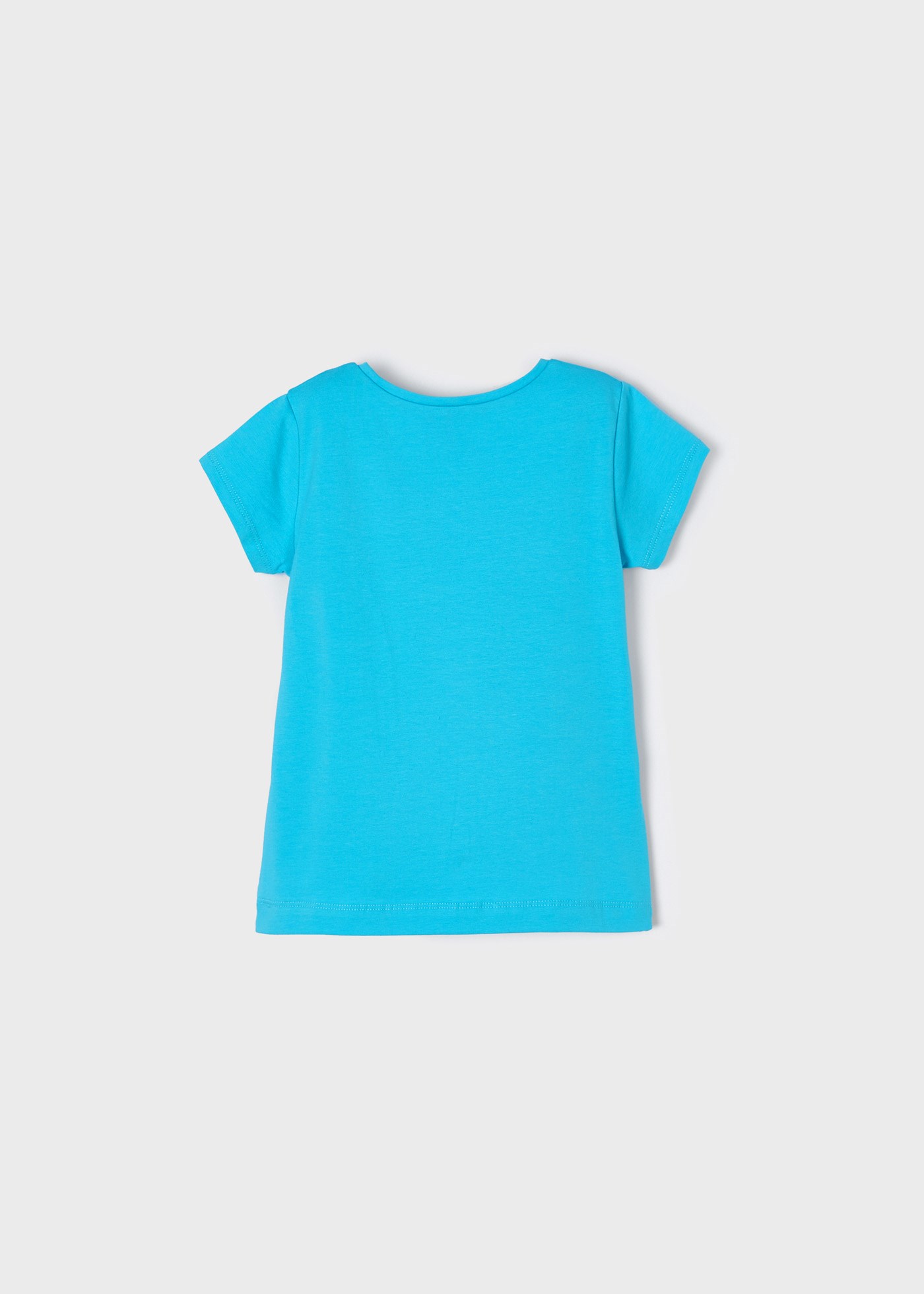 Mayoral Yazlık Kız Kısa Kol T-shirt Turkuaz
