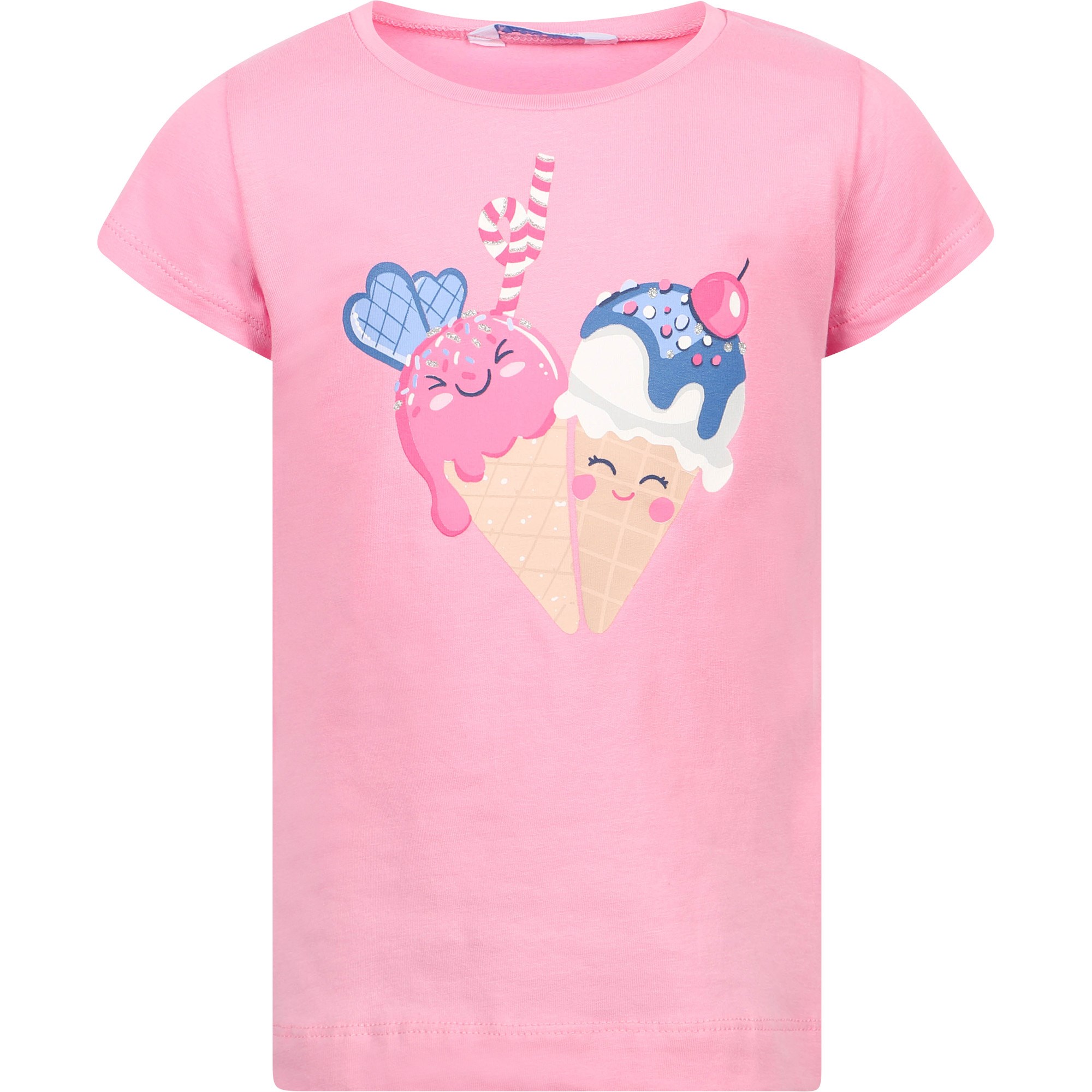 Mayoral Yazlık Kız Kısa Kol T-shirt Pembe