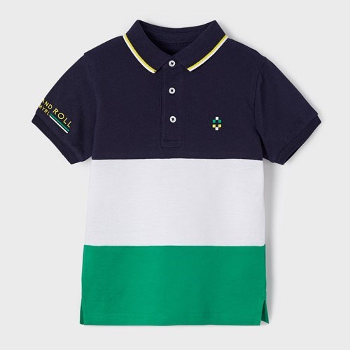 Mayoral Yazlık Erkek Kısa Kol Polo T-shirt Yeşil