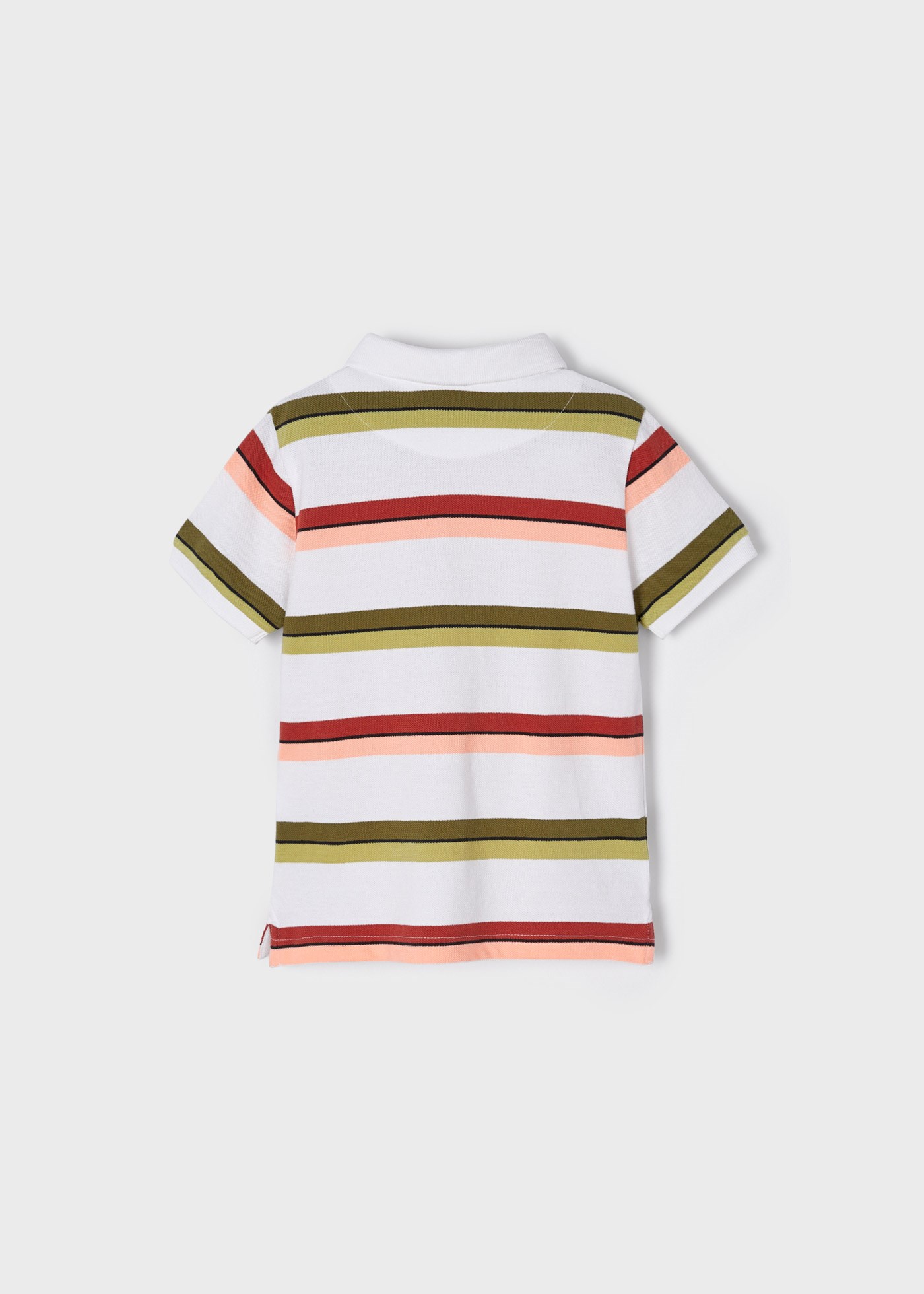Mayoral Yazlık Erkek Kısa Kol Polo Yaka T-shirt Beyaz