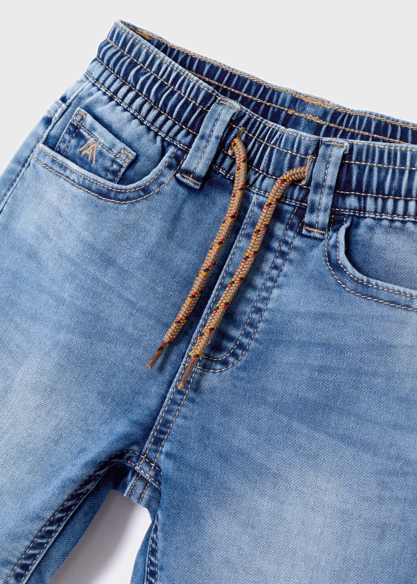 Mayoral Yazlık Erkek Denim Bermuda Şort Mavi