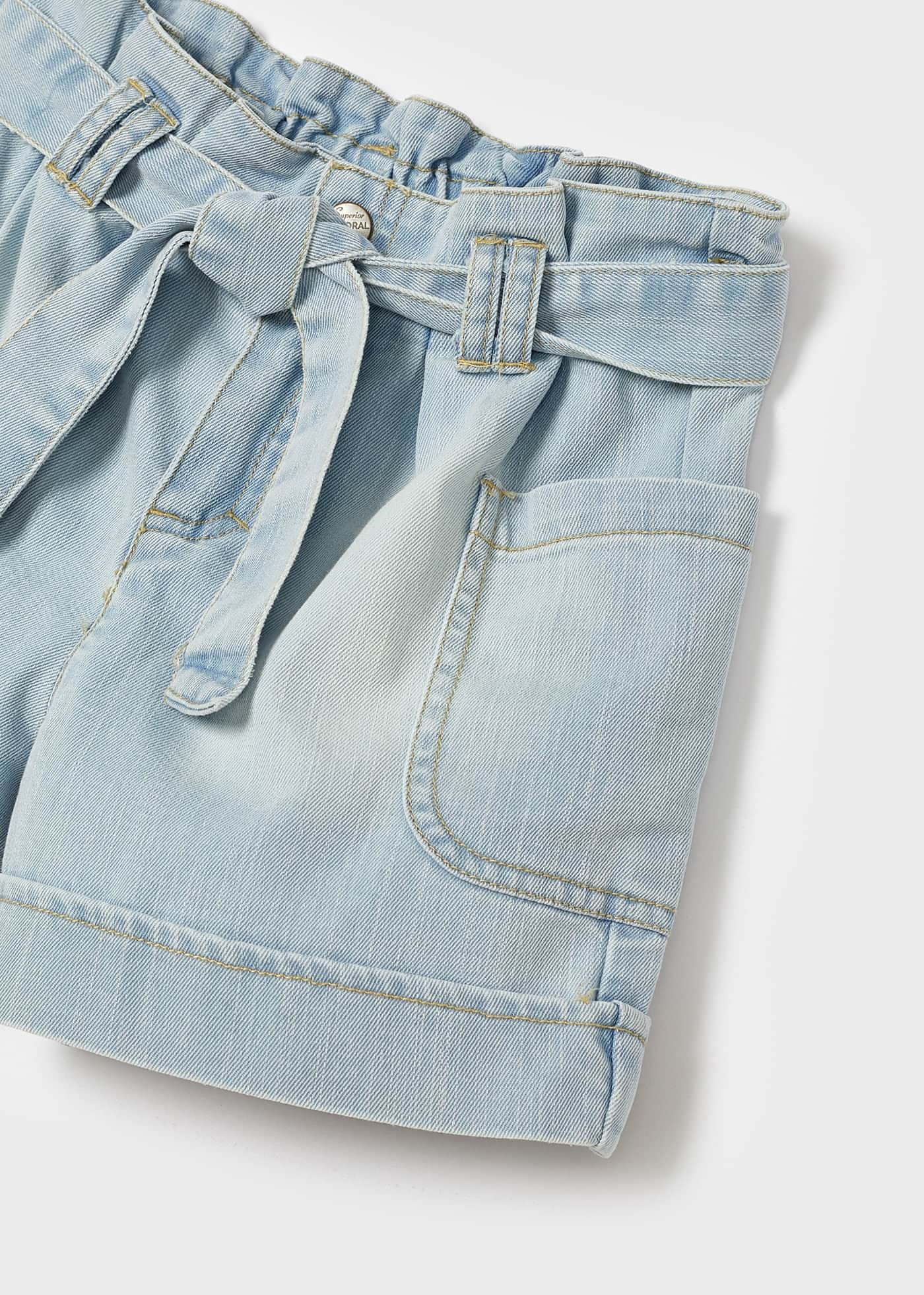 Mayoral Yazlık Kız Denim Şort Mavi