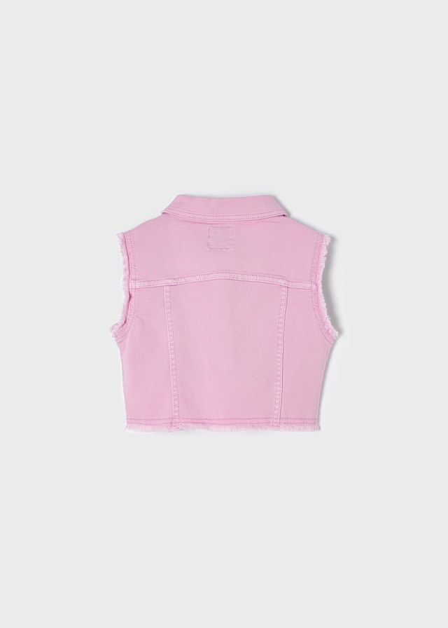 Mayoral Yazlık Kız Twill Yelek Mor