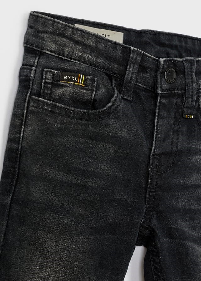 Mayoral Yazlık Erkek Denim Pantolon Siyah