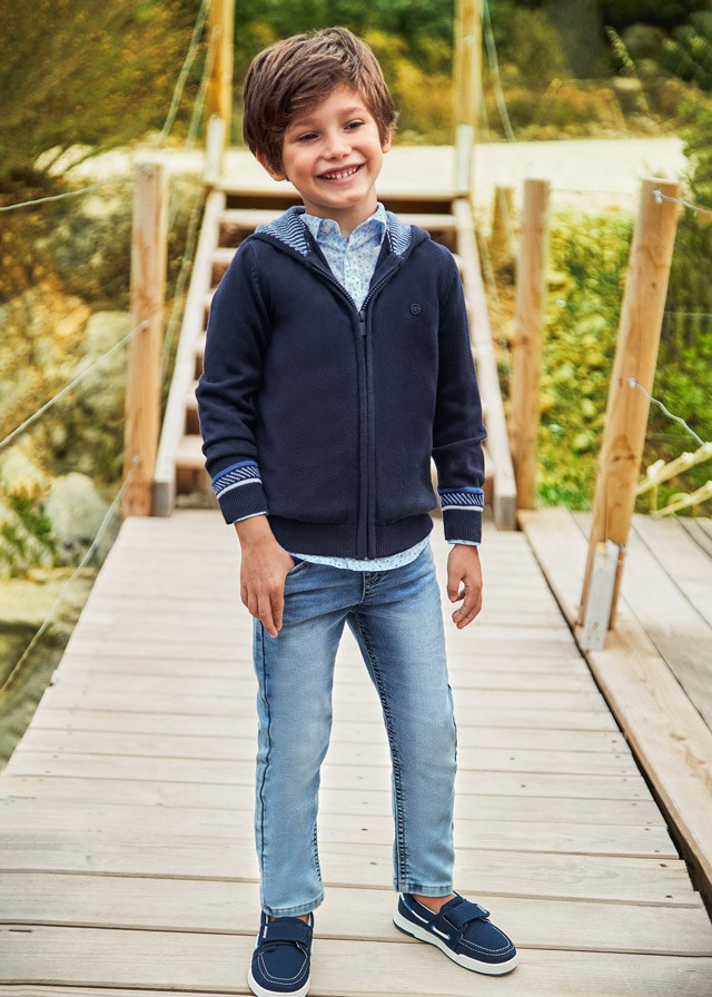 Mayoral Yazlık Erkek Soft Denim Jogger Pantolon Mavi
