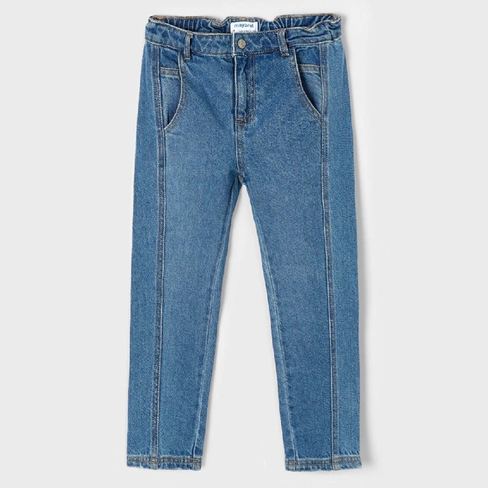 Mayoral Yazlık Kız Denim Pantolon Mavi