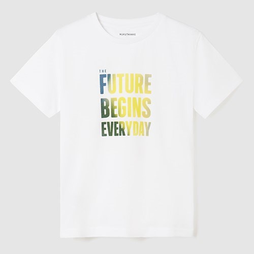 Mayoral Yazlık Erkek Kısa Kol T-shirt Beyaz