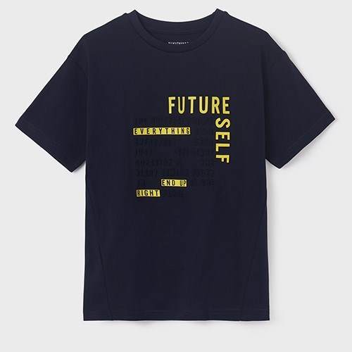 Mayoral Yazlık Erkek Kısa Kol T-shirt Koyu Mavi