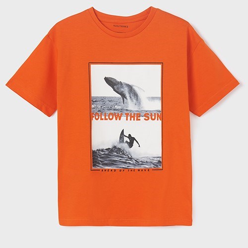 Mayoral Yazlık Erkek Kısa Kol T-shirt Turuncu