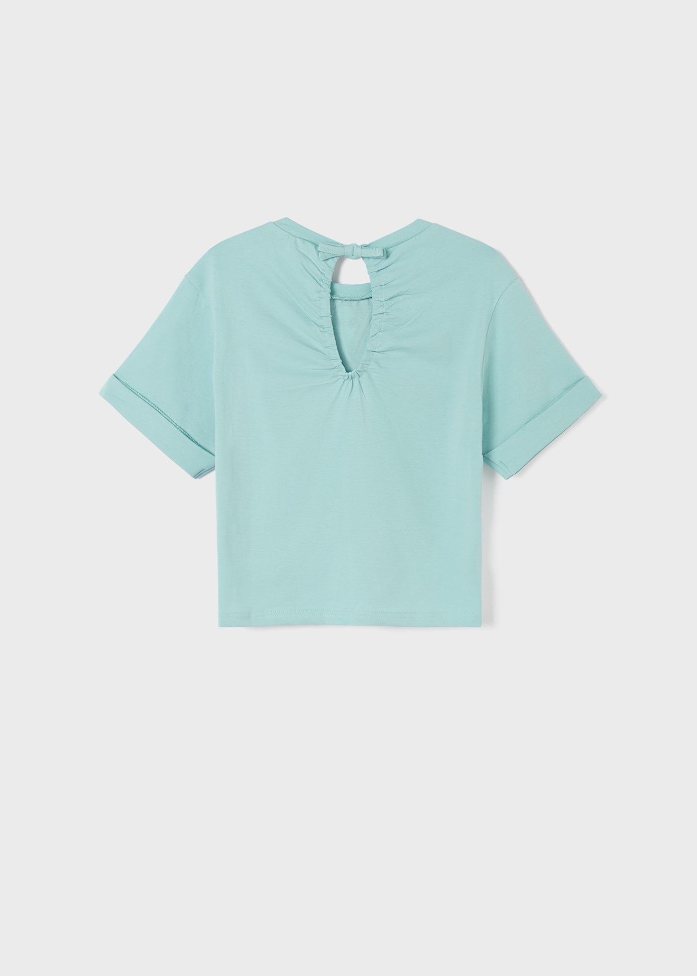 Mayoral Yazlık Kız Kısa Kol T-shirt Yeşil
