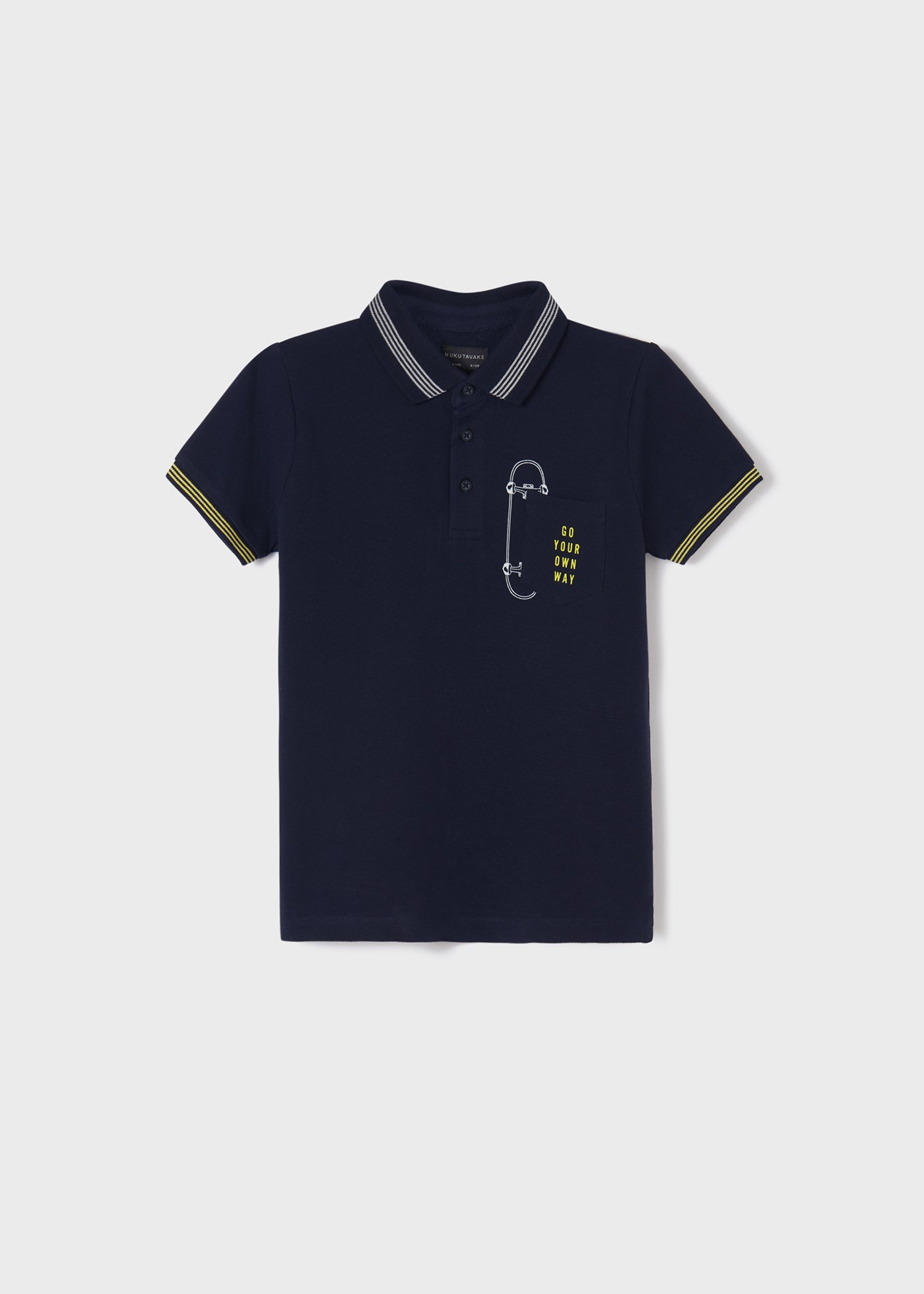 Mayoral Yazlık Erkek Kısa Kol Polo T-shirt Koyu Mavi