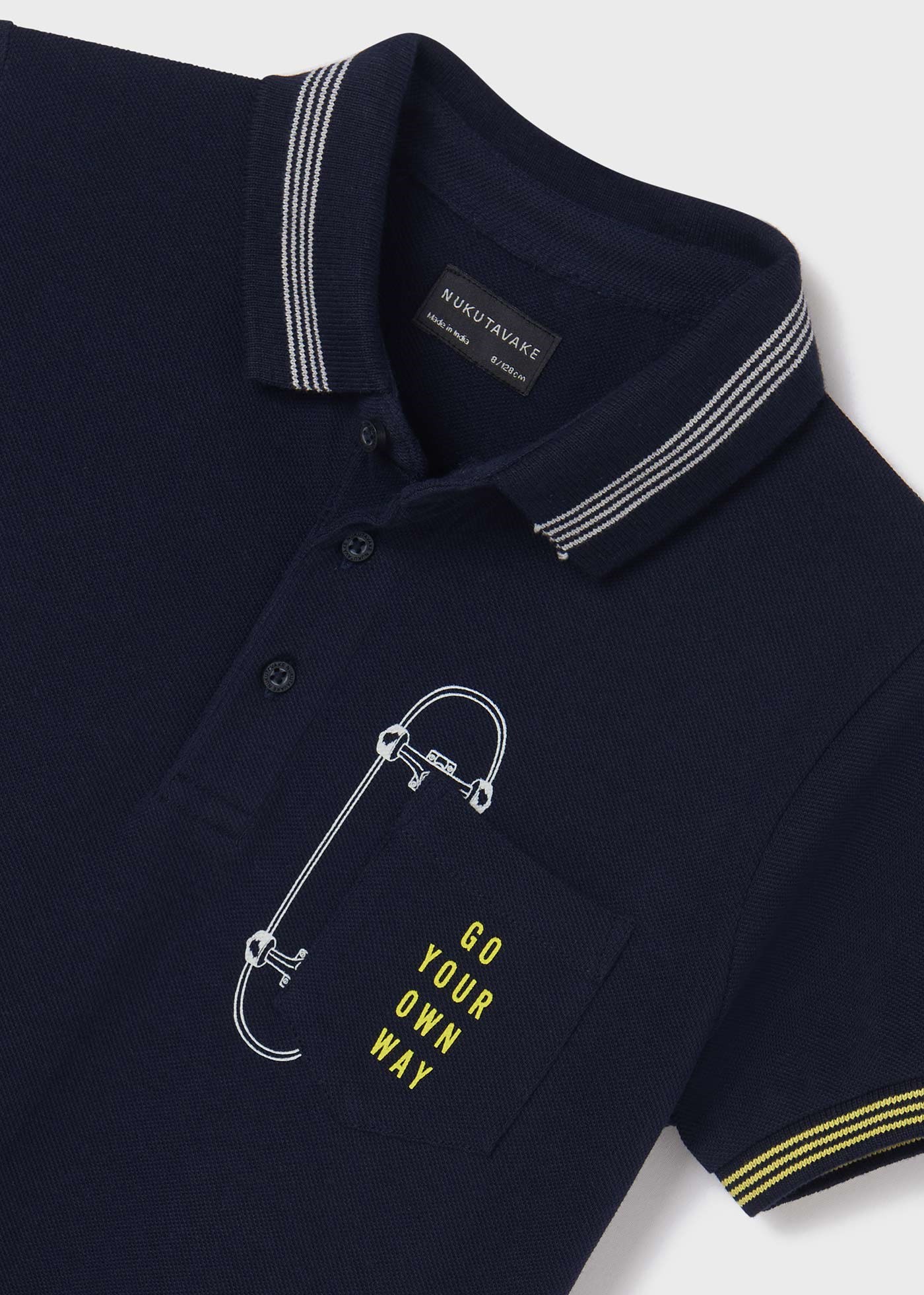 Mayoral Yazlık Erkek Kısa Kol Polo T-shirt Koyu Mavi